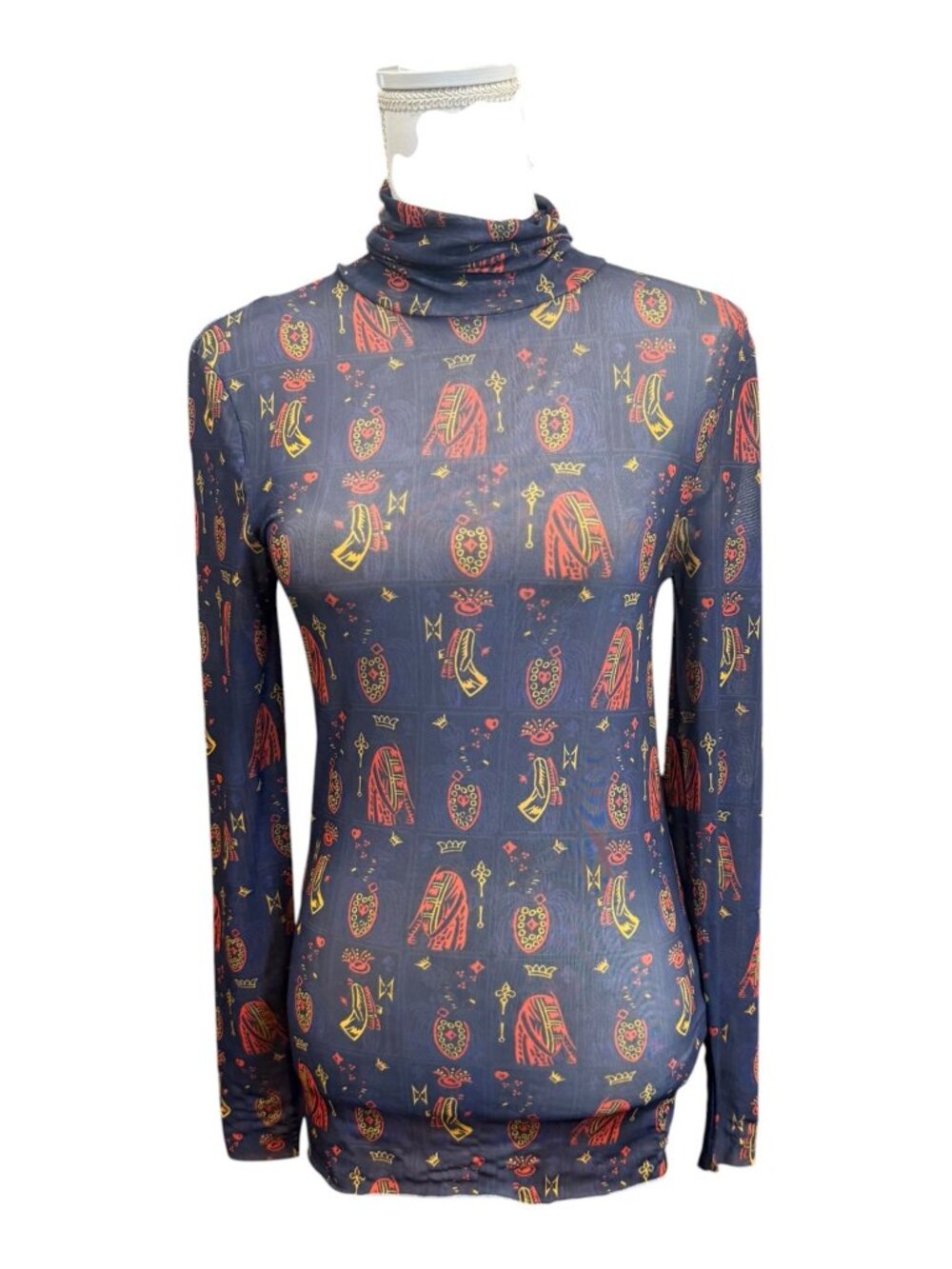 Rachel Antonoff Lillian Wildcard Turtleneck, Medium
